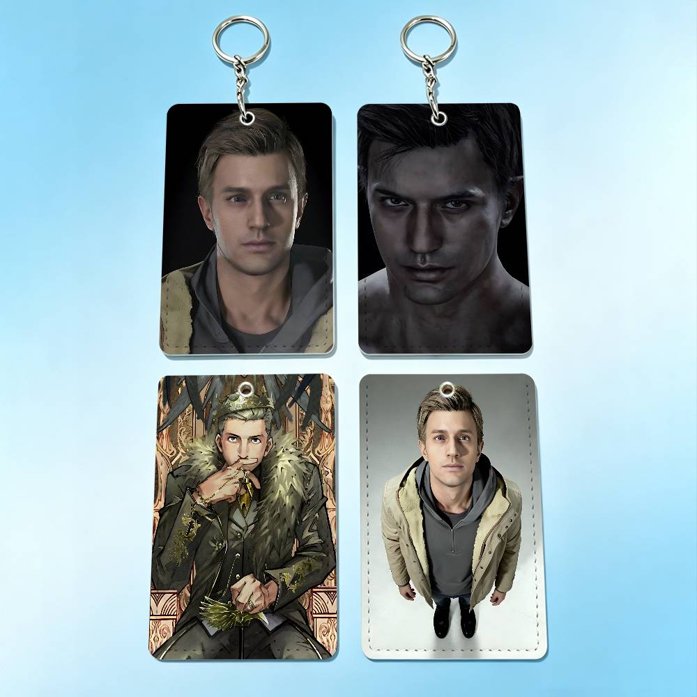Lanyard Badge Holder - 호러 E-Ethan W-Winters 카드 홀더 키체인