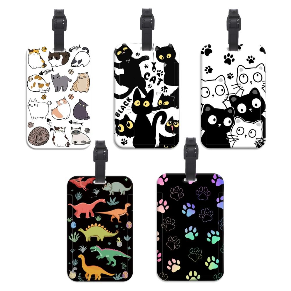 Lanyard Badge Holder - 분실 방지 플라스틱 수하물 태그 예술적인