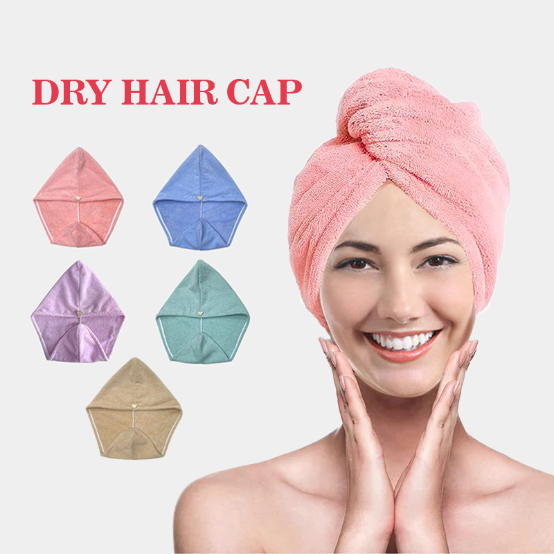 Head Wrap Turban - 여성용 마이크로 화이버 헤어 타올 랩,