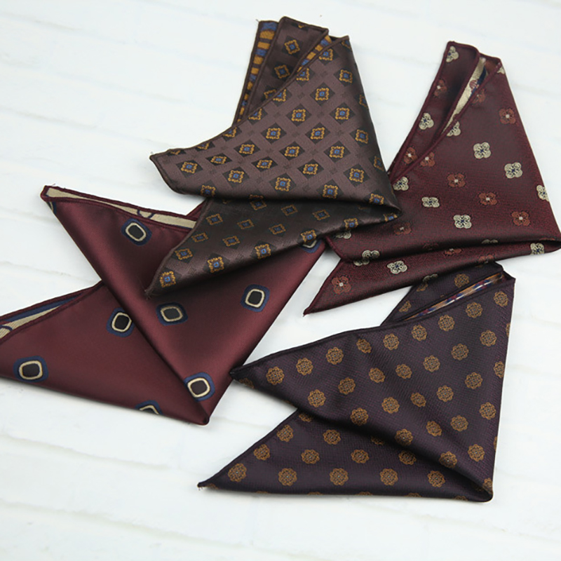 23cm 우아한 폴리에스터 네이비 블록 폴카 도트 포켓 - Pocket Square Set 리뷰 및 가격