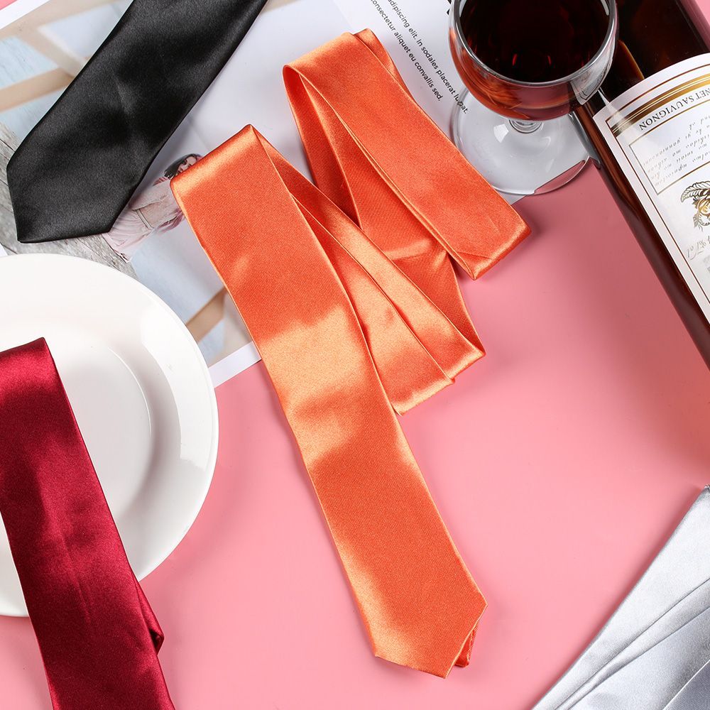 패션 캐주얼 슬림 일반 남성 솔리드 스키니 넥 파티 웨 - Skinny Tie Men 리뷰 및 가격