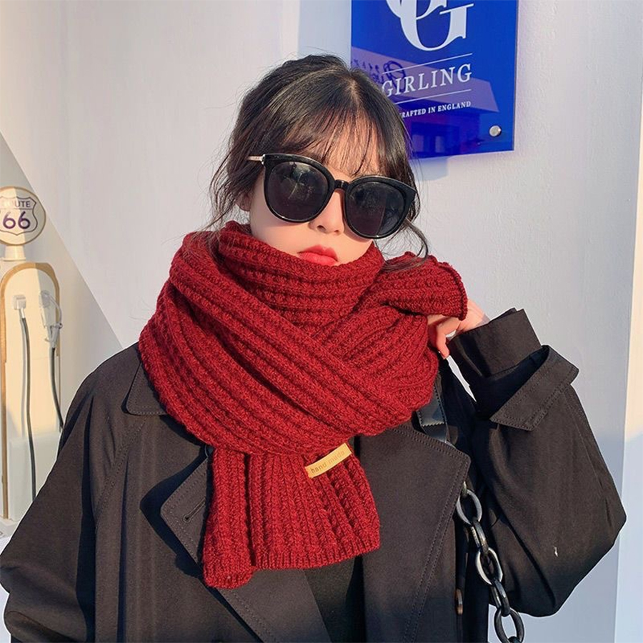 두꺼운 케이블 니트 따뜻한 캐시미어 스카프 넥커치프 겨 - Muffler Men Wool 리뷰 및 가격