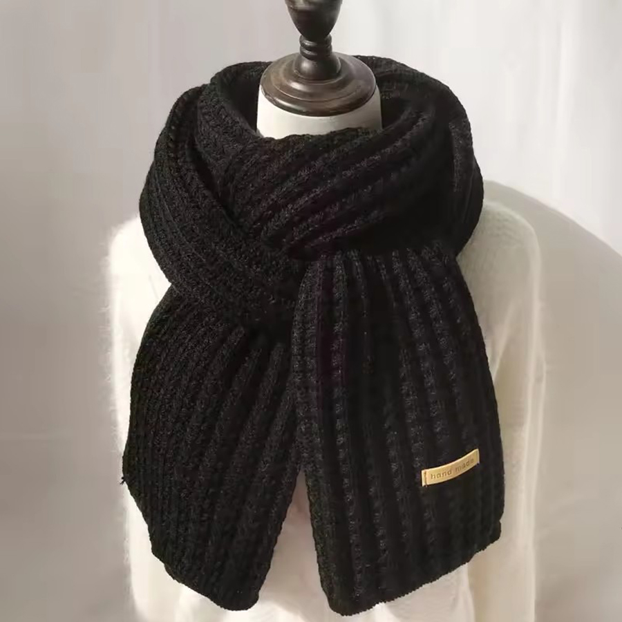 두꺼운 케이블 니트 따뜻한 캐시미어 스카프 넥커치프 겨 - Muffler Men Wool 리뷰 및 가격