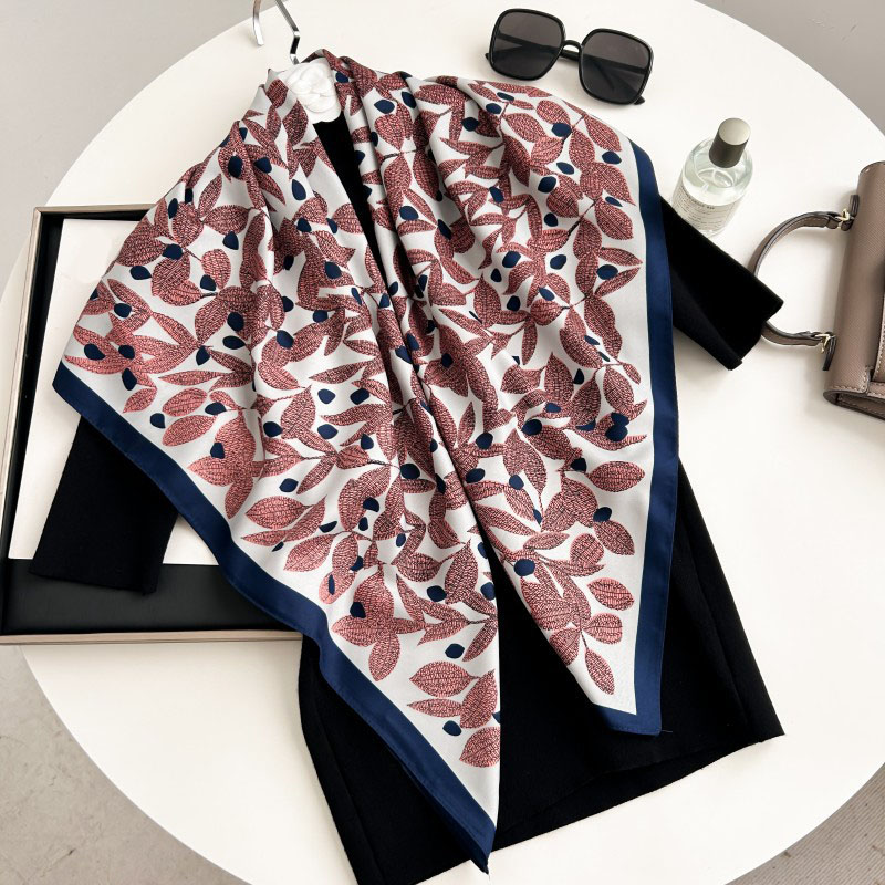 90cm 정사각형 스카프 고품질 반다나 여성용 명품 트 - Ascot Neck Scarf 리뷰 및 가격