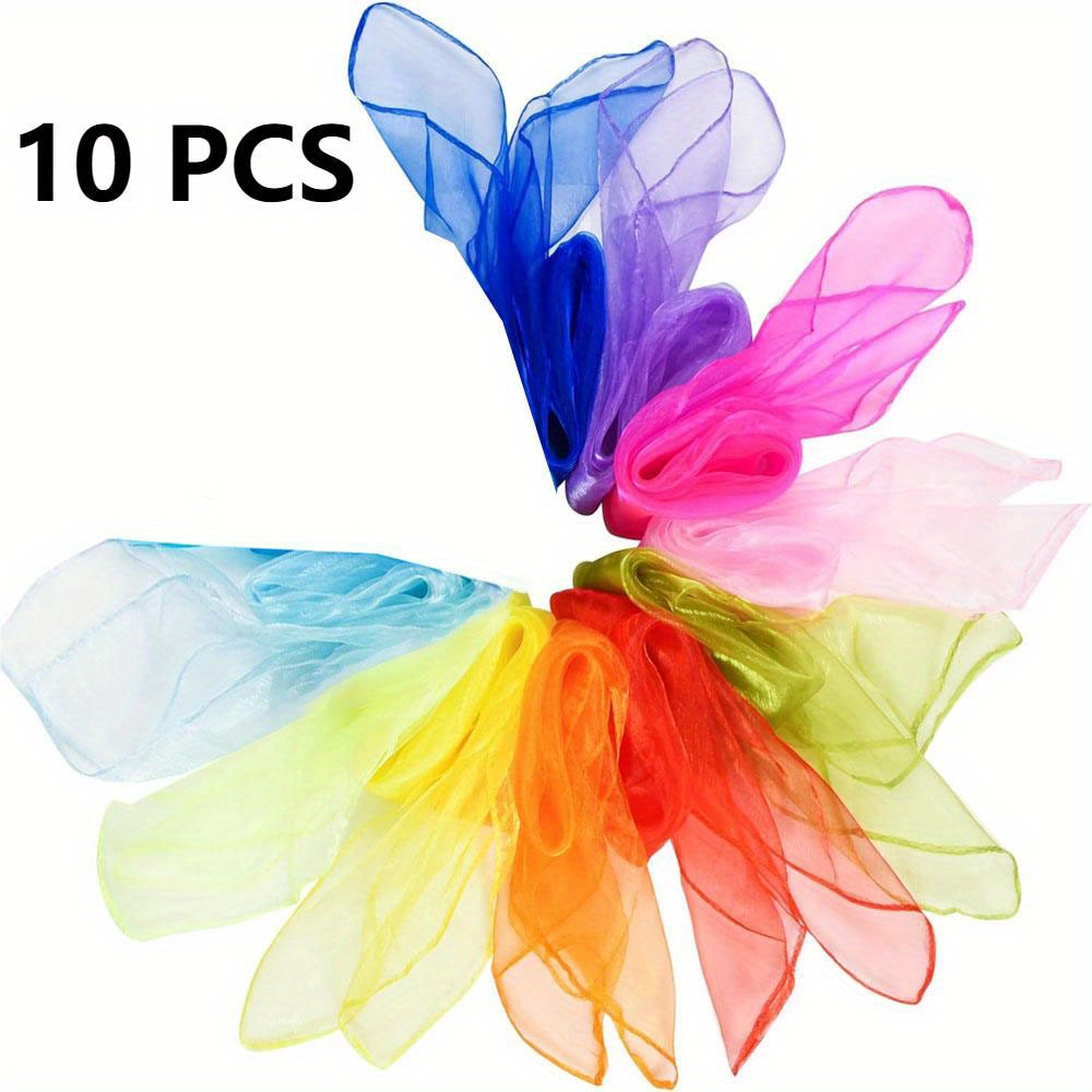 10pcs/12pcs 새로운 스타일 스퀘어 저글링 실크 - Scarf Silk Square 리뷰 및 가격