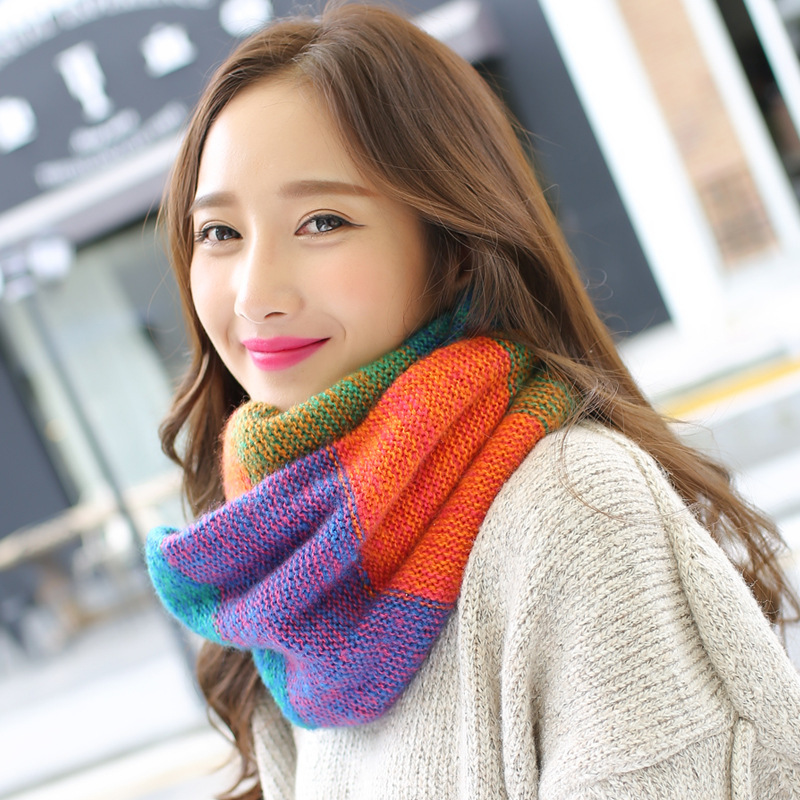 VISROVER 컬러 스카프 여성 겨울 니트 Lic 스 - Infinity Scarf Knit 리뷰 및 가격