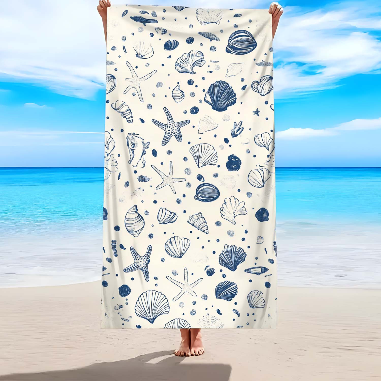 클래식 반다나 비치 타월 밝은 빨간색 배경에 전통적인  - Woven Scarf Blanket 리뷰 및 가격