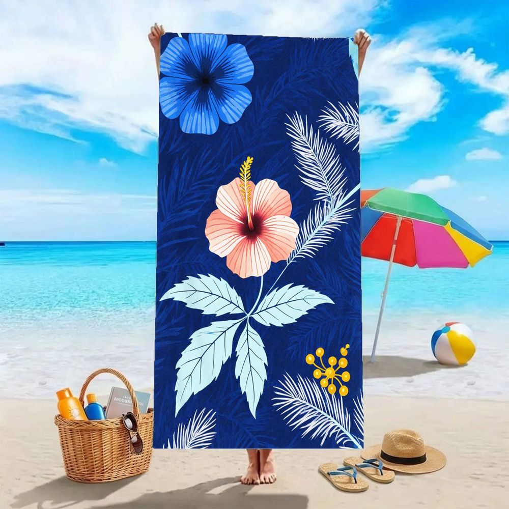 클래식 반다나 비치 타월 밝은 빨간색 배경에 전통적인  - Woven Scarf Blanket 리뷰 및 가격