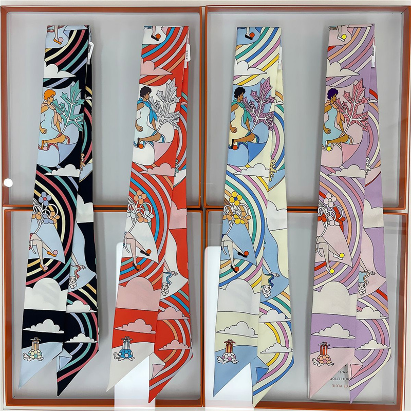 여성 100% 뽕나무 실크 스카프 헤어 밴드 랩 가방  - Silk Neck Scarf 리뷰 및 가격