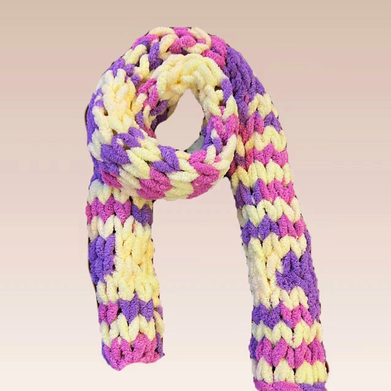 100g/롤 핑거 루프 얀 실 푹신하고 부드러운 셔닐  - Woven Scarf Blanket 리뷰 및 가격