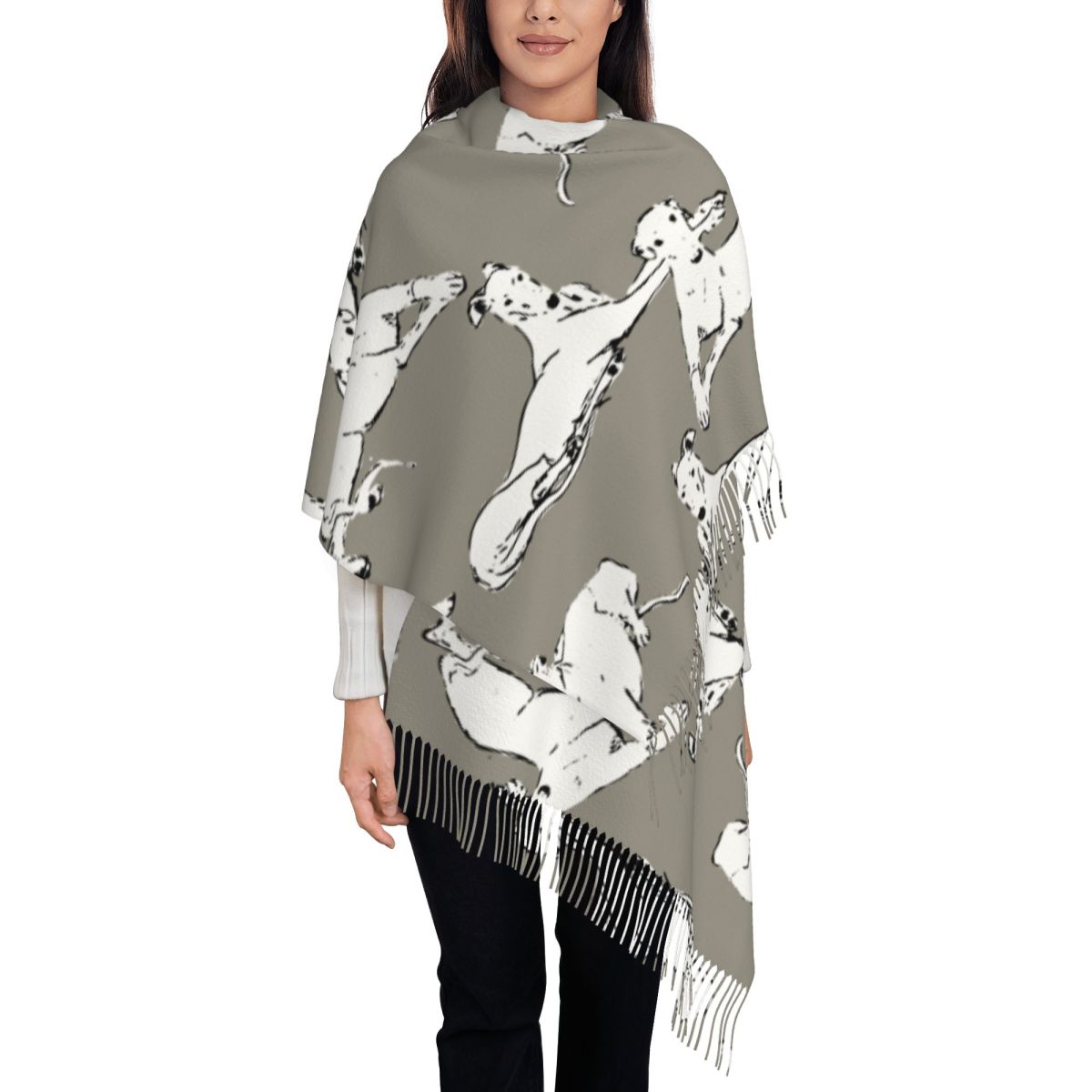 여성을 위한 편안한 그레이하운드 휘핏 스카프 가을 겨울 - Pashmina Wrap Large 리뷰 및 가격