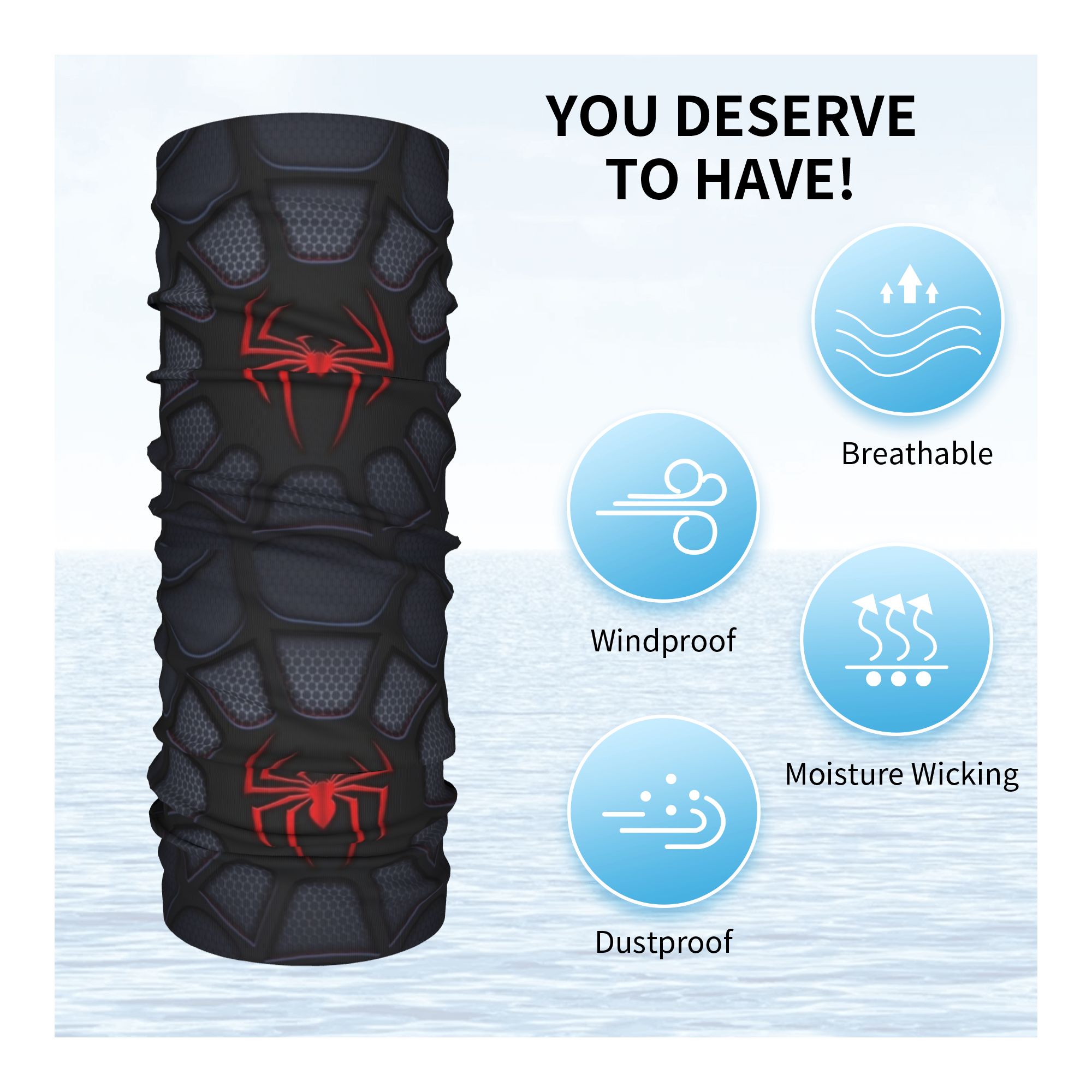 스파이더 겨울 헤드밴드 넥 워머 여성 남성 하이킹 사이 - Neck Warmer Tube 리뷰 및 가격