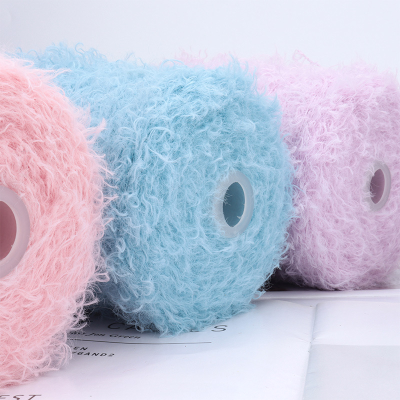 500g 테디 벨벳 압연 양모 원사, 모조 모피 밍크  - Woven Scarf Blanket 리뷰 및 가격