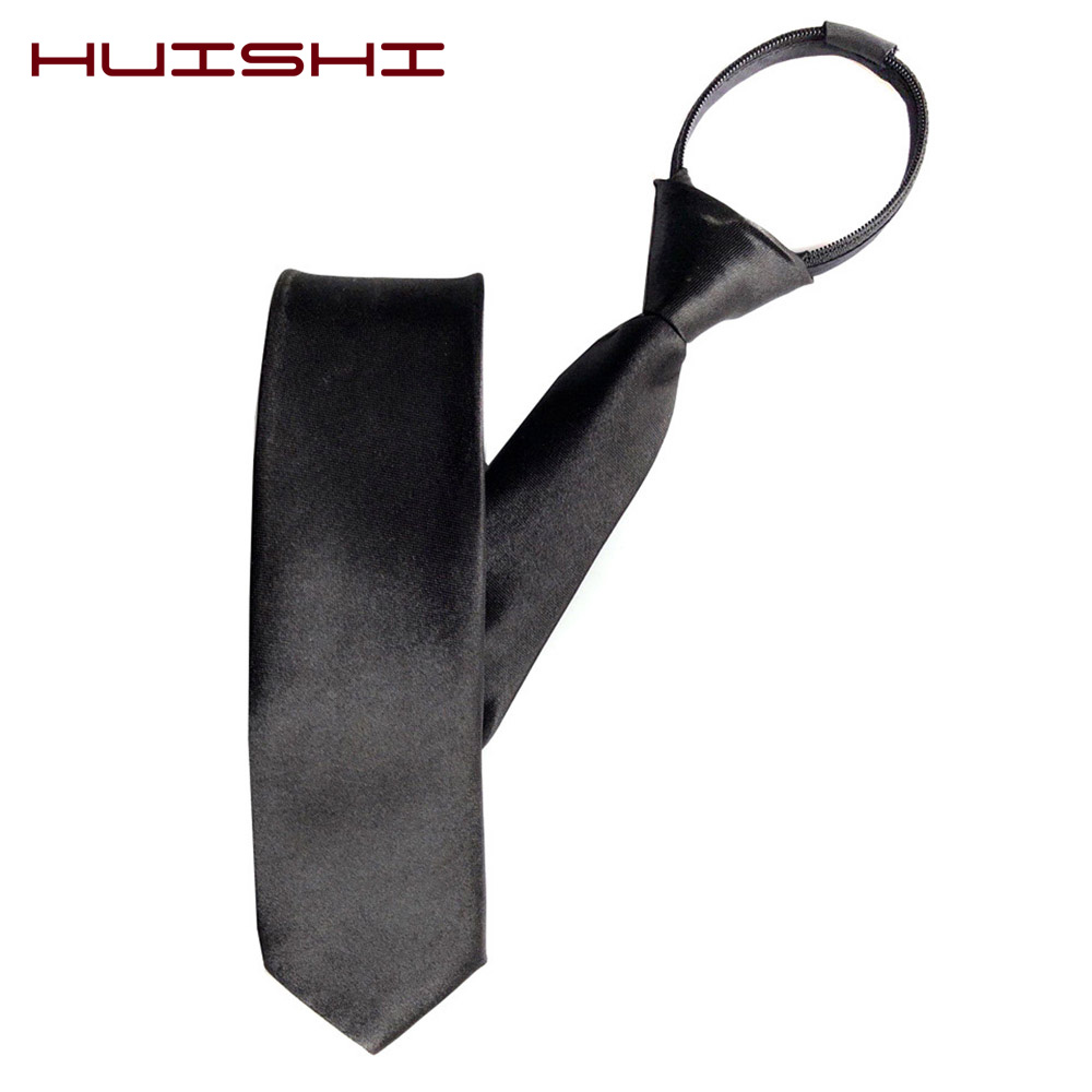 HUISHI Pre-tied 지퍼 타이 넥 남성 스키니 - Skinny Tie Men 리뷰 및 가격