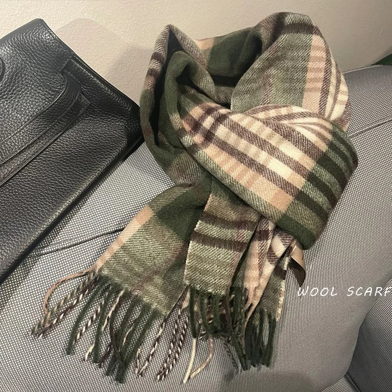 고품질 100% 울 스카프 남성 겨울 가을 순수 울 패 - Muffler Men Wool 리뷰 및 가격