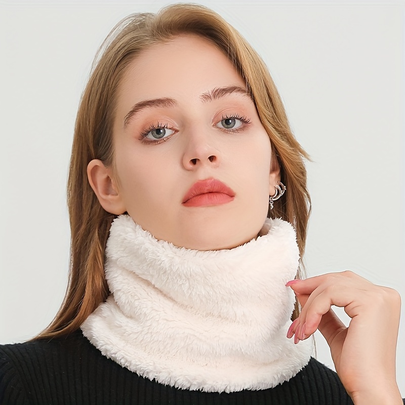 방풍 플러시 인피니티 스카프 솔리드 컬러 넥 게이 터  - Infinity Scarf Knit 리뷰 및 가격
