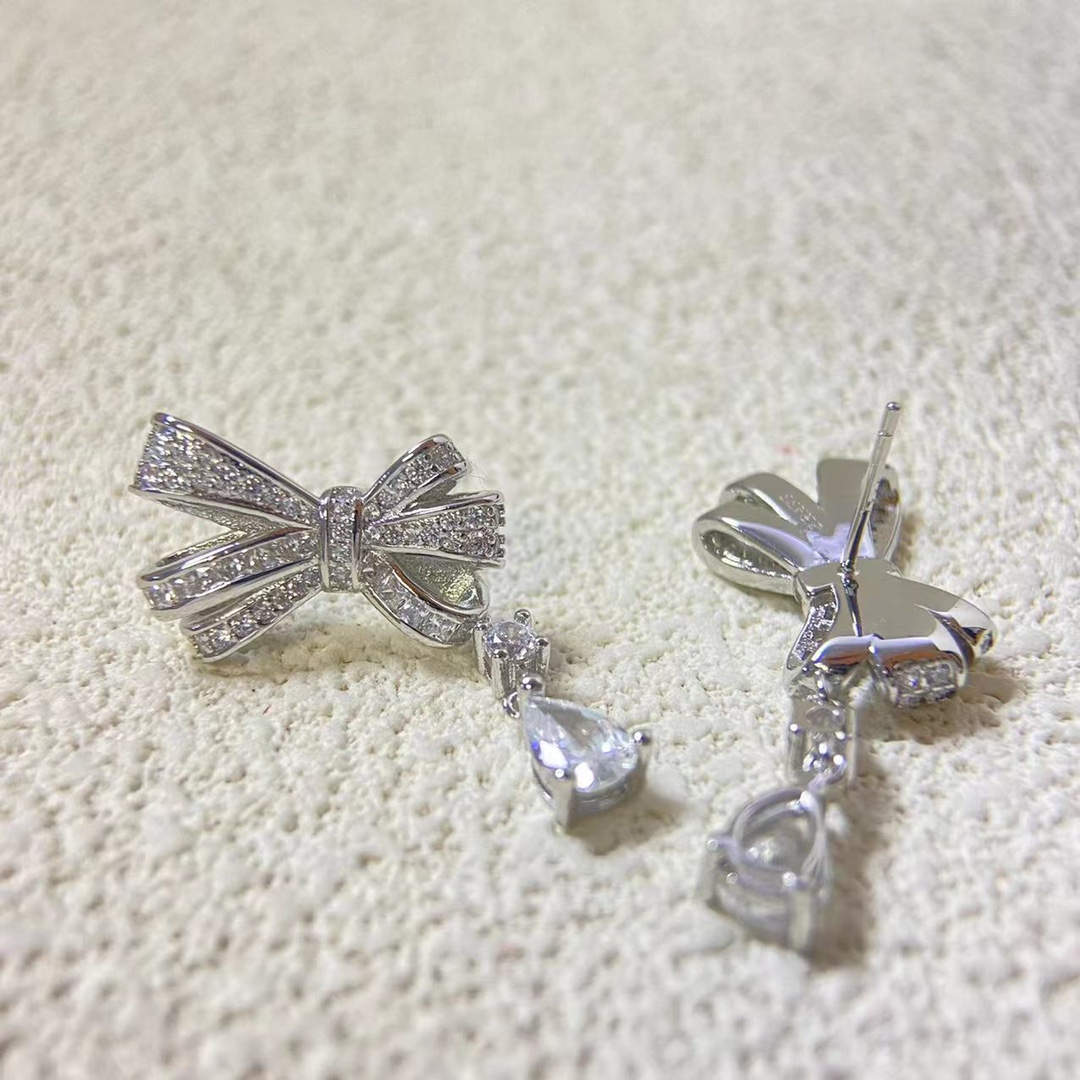 패션 명품 주얼리 S925 스털링 실버 리본 풀 다이아 - Tie Clip Silver 리뷰 및 가격