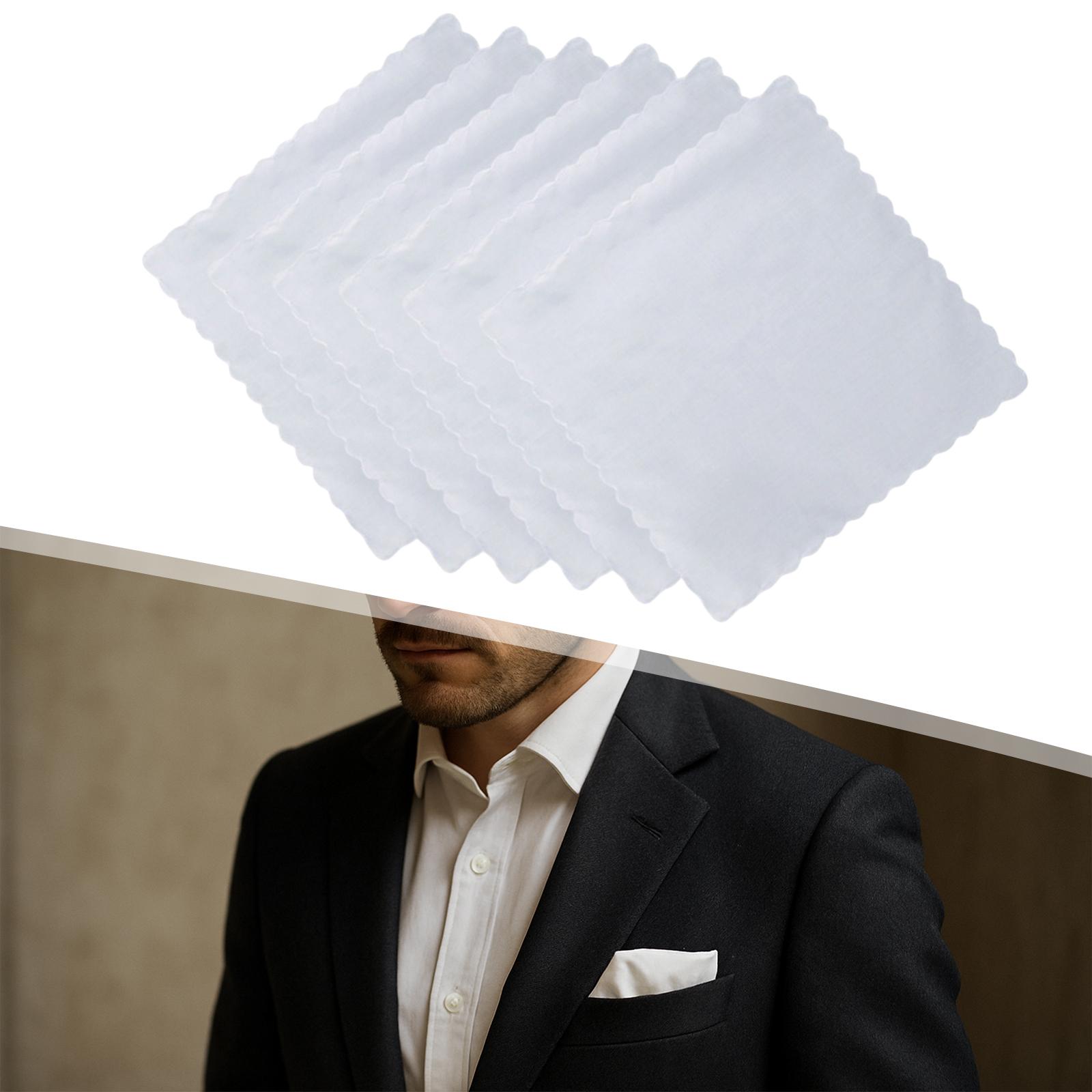 남성용 면 손수건 6개 생일 파티용 정장 손수건 - Handkerchief Cotton Men 리뷰 및 가격