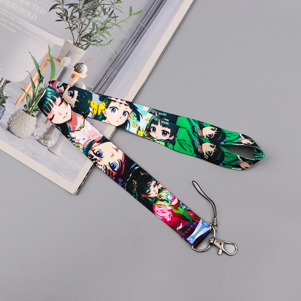 귀여운 애니메이션 소녀 끈 목 스트랩 카드 홀더 키 I - Lanyard Badge Holder 리뷰 및 가격