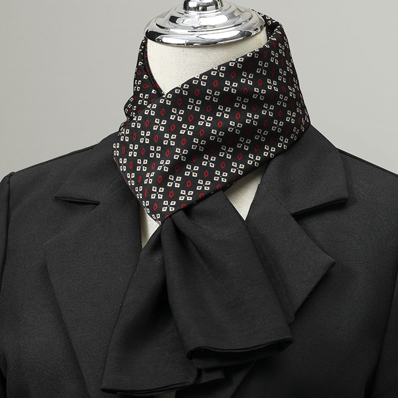 남성용 스카프 실크 느낌 넥 스카프 작은 정사각형 정장 - Silk Neck Scarf 리뷰 및 가격
