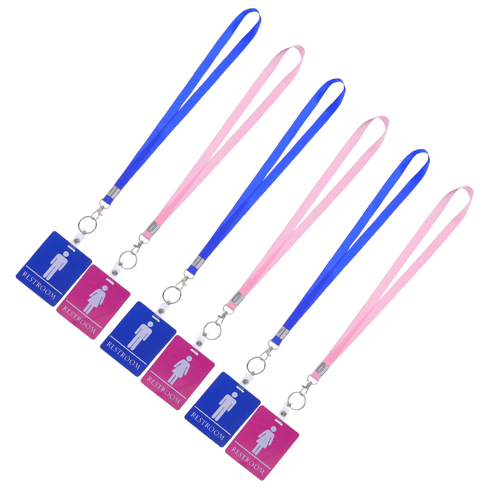 6개입 욕실 출입증, 교실용 교사 조직 랜야드, 성별  - Lanyard Badge Holder 리뷰 및 가격