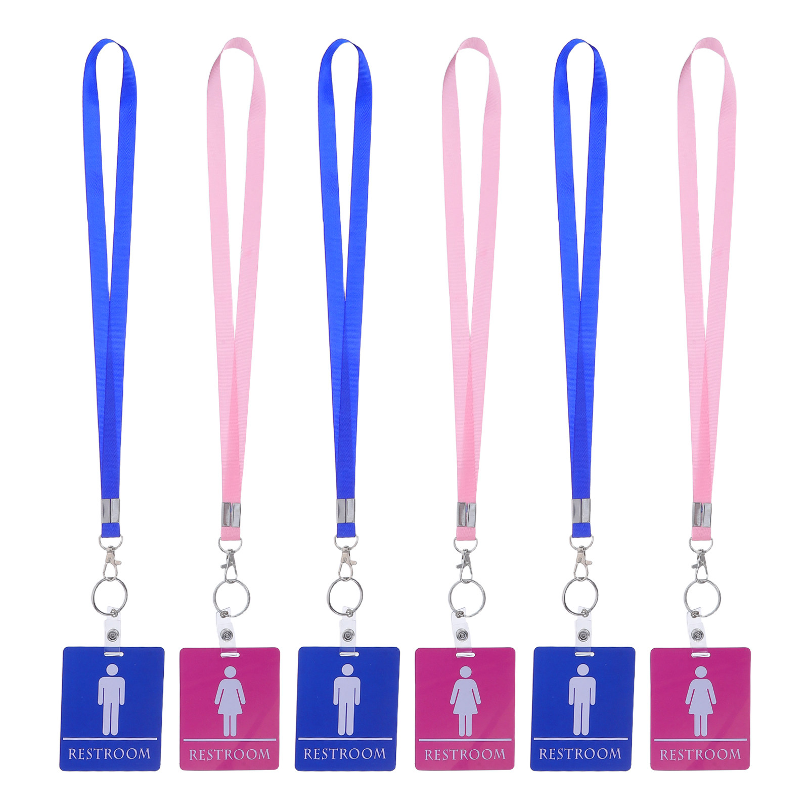 6개입 욕실 출입증, 교실용 교사 조직 랜야드, 성별  - Lanyard Badge Holder 리뷰 및 가격