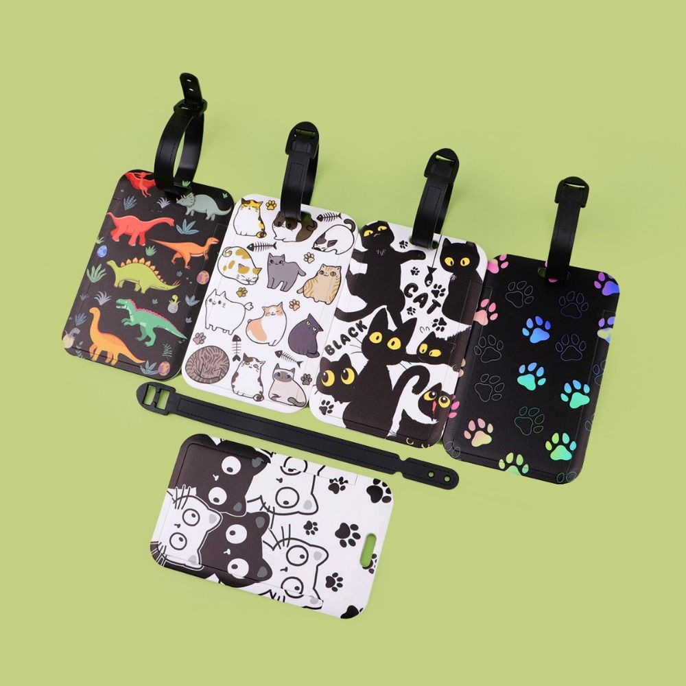 분실 방지 플라스틱 수하물 태그 예술적인 여행 가방 배 - Lanyard Badge Holder 리뷰 및 가격