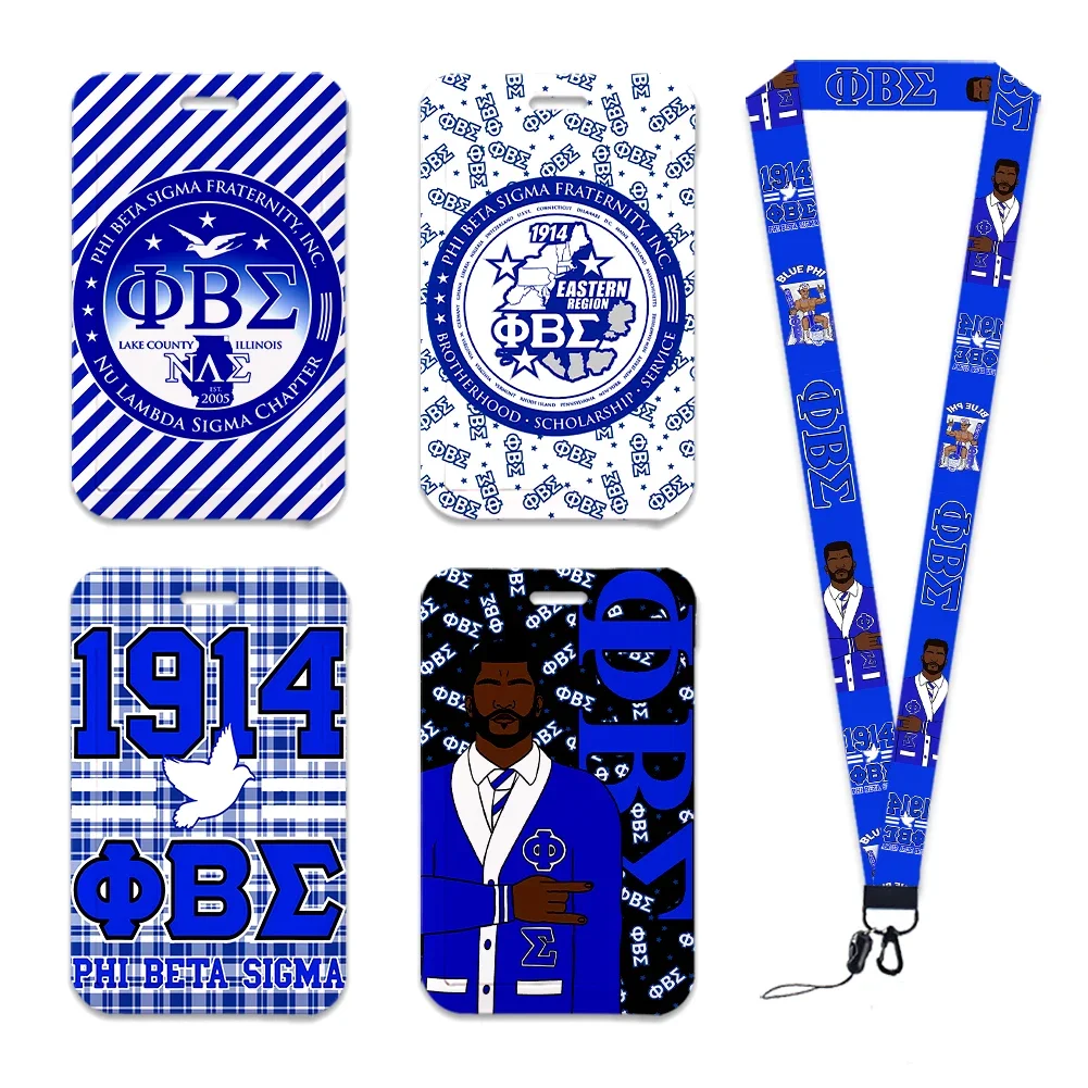 피 베타 시그마 형제회 1914 랜야드 키 체인 ID  - Lanyard Badge Holder 리뷰 및 가격