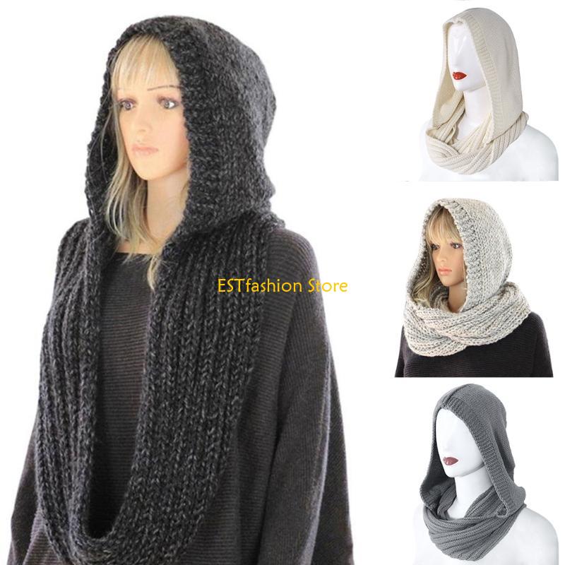 Y5GC 여성 겨울 니트 후드 인피니티 스카프 방풍 목 - Infinity Scarf Knit 리뷰 및 가격
