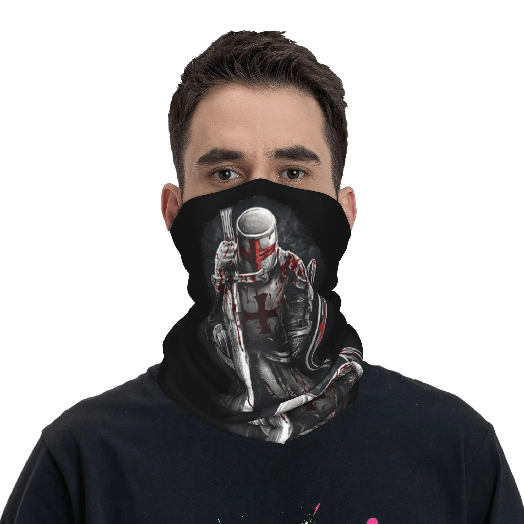 용감한 로사리오 십자군 전사 겨울 헤드밴드 넥 워머 튜 - Neck Warmer Tube 리뷰 및 가격