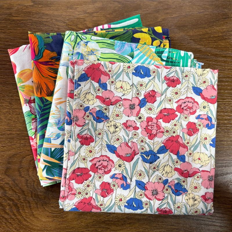 70cm 반다나 잎 꽃 프린트 여성용 헤어 스카프 페이 - Bandana Cotton 리뷰 및 가격