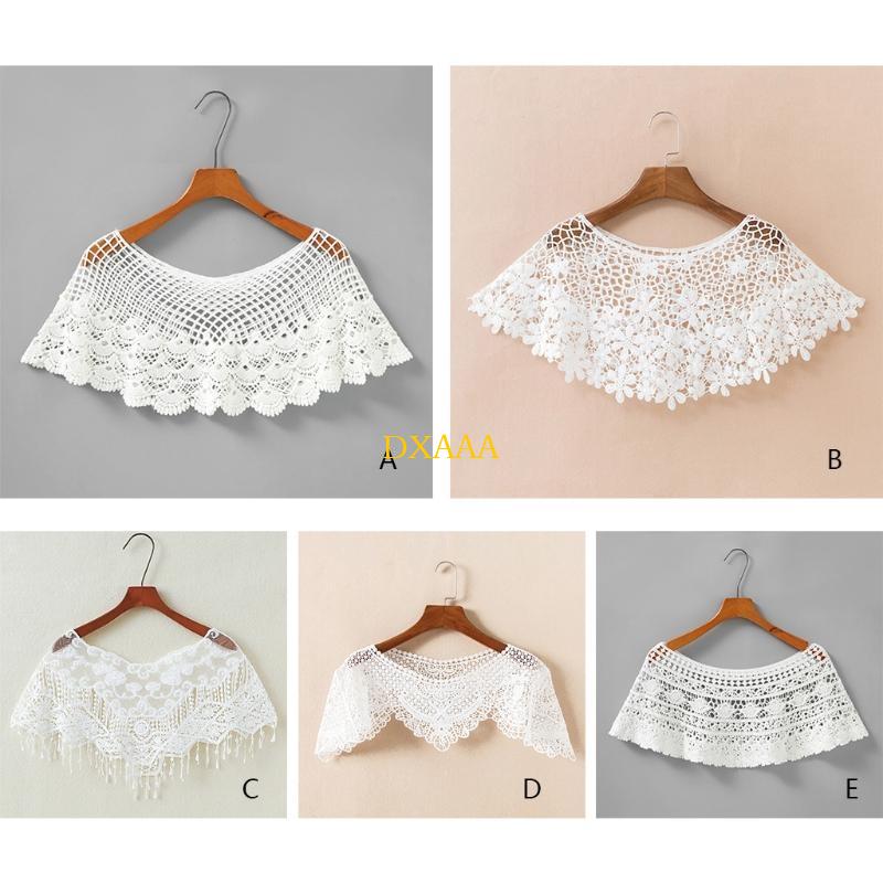 DXAA 여성 자수 꽃 레이스 목도리 랩 어깨 걸이 쉬 - Stole Wedding Shawl 리뷰 및 가격
