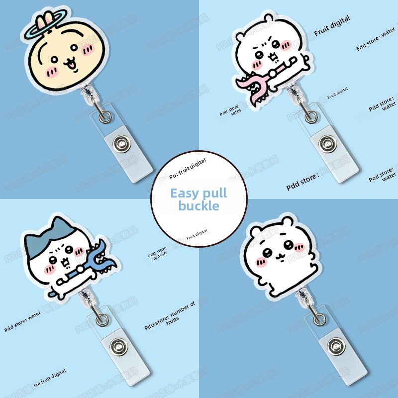 jiyi 개폐식 배지 릴 카와이 ID 카드 홀더 클립  - Lanyard Badge Holder 리뷰 및 가격