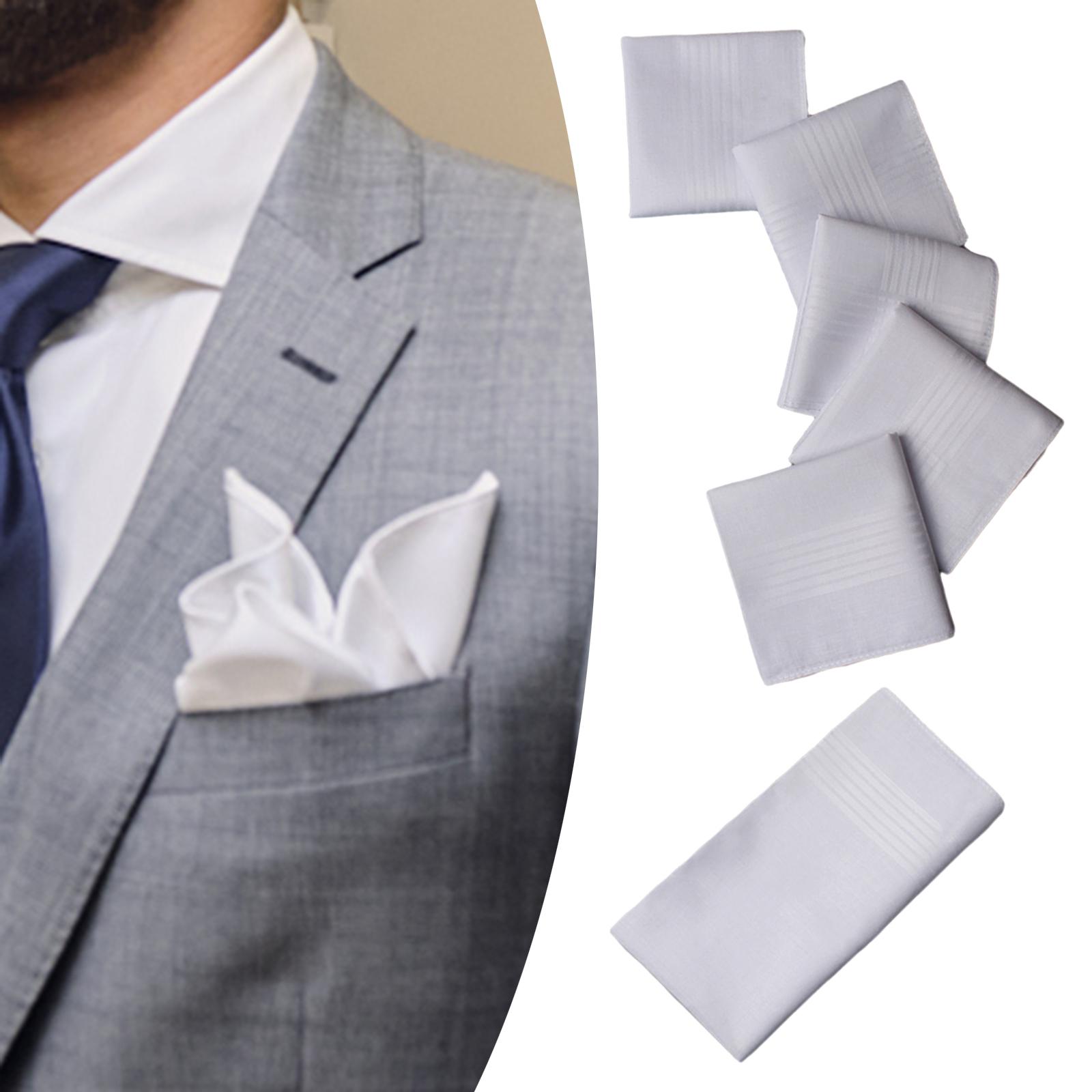 6x 남성용 손수건 손수건 선물 세트 부드러운 반다나  - Handkerchief Cotton Men 리뷰 및 가격