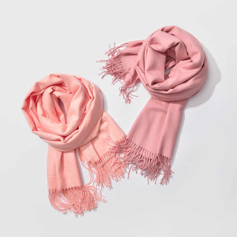 250g 대형 부드러운 실키 파시미나 숄 스카프 단색  - Pashmina Wrap Large 리뷰 및 가격
